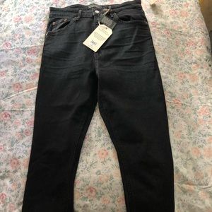 Never worn lucky brand black bella skinny jeans